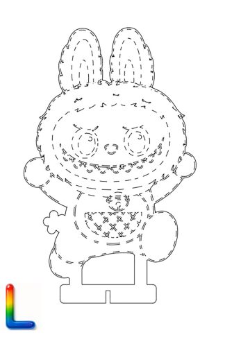 0031 Бегущий Лабубу размер L