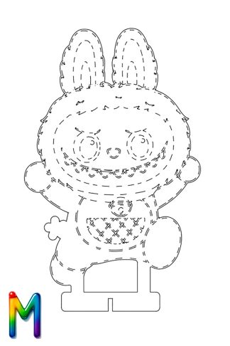 0031 Бегущий Лабубу размер M