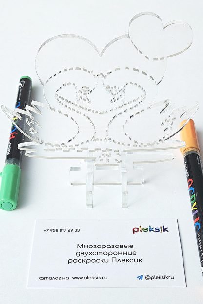 0036 Лебеди с сердцем 5 L