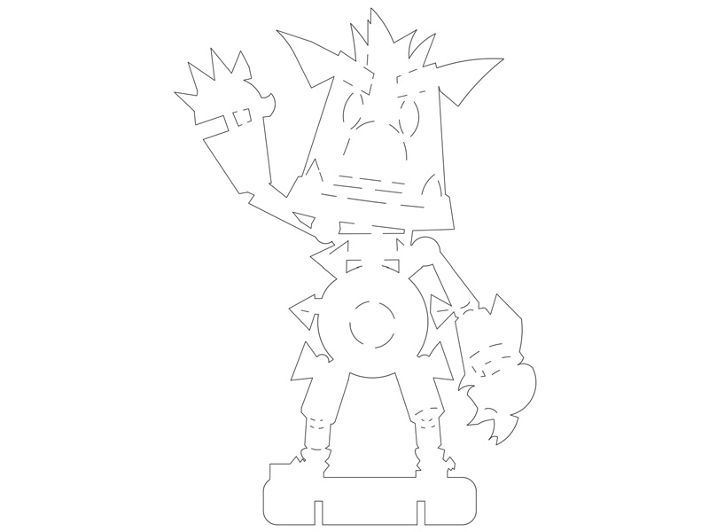 0015 Робот Плексик