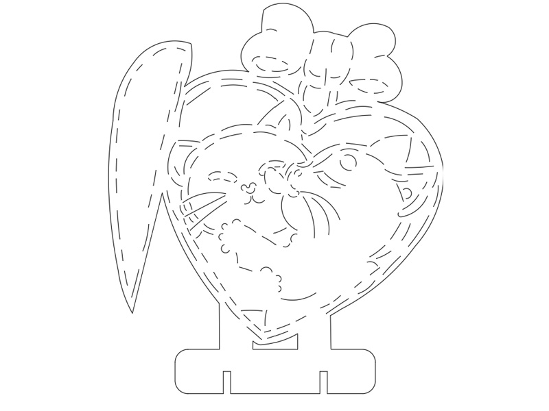 0021 Телеграм Котята со щитом Плексик