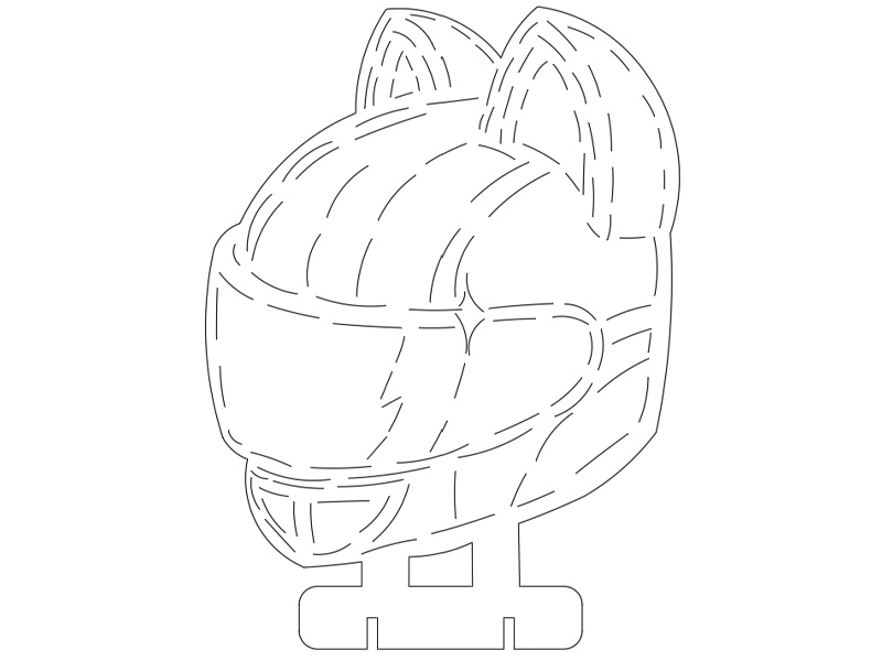 0024 Телеграм Шлем розовый Плексик