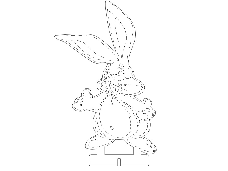 0034 Кролик Плексик