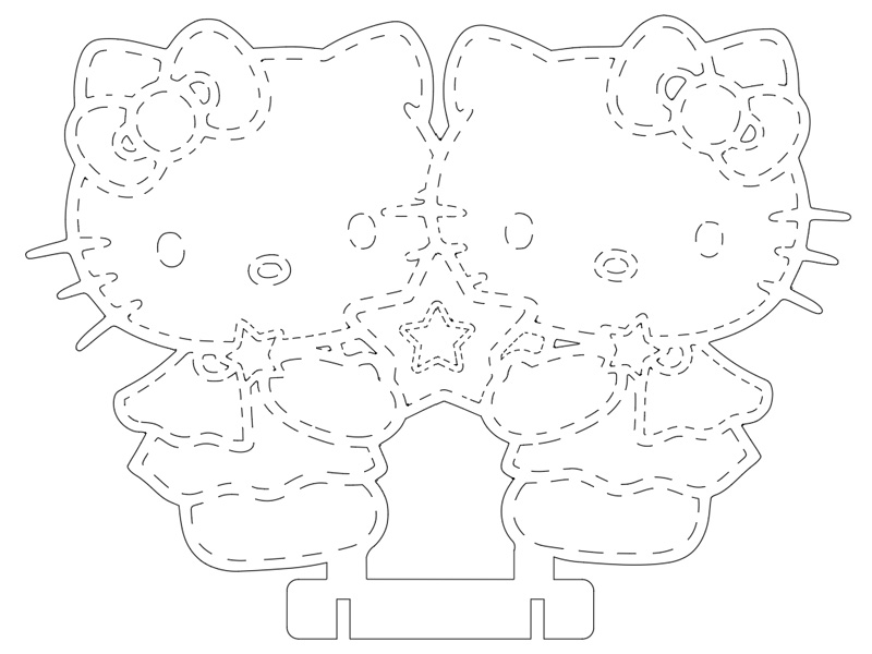 0038 Hello Kitty Плексик