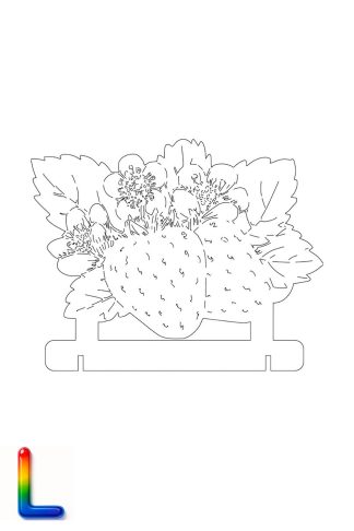 0009 Клубника Плексик Размер L