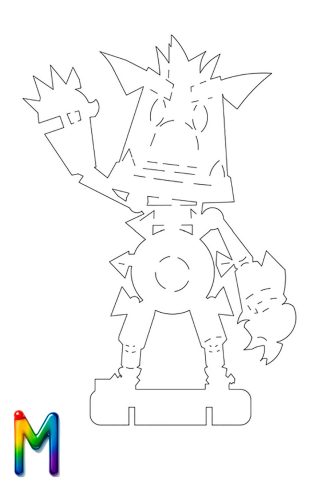 0015 Робот Плексик размер M