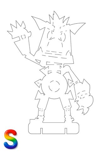 0015 Робот Плексик размер S