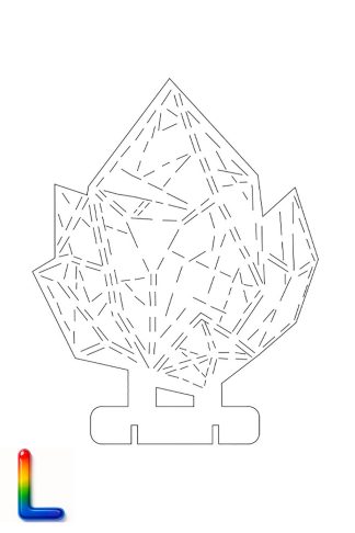 0019 Телеграм Бриллиант L Плексик