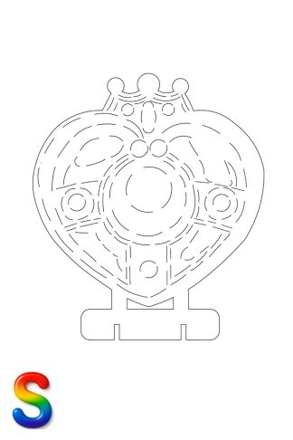 0020 Телеграм Сердце S Плексик