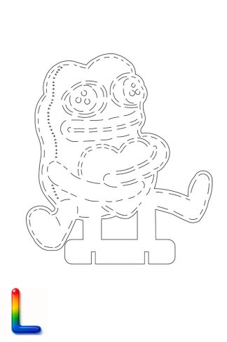 0023 Телеграм Жаба L Плексик