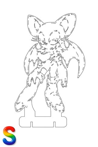 0026 Летучая мышь Руж S Плексик