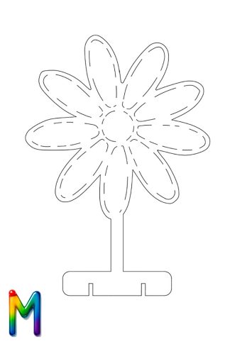 0029 Ромашка M Плексик