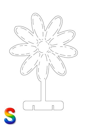 0029 Ромашка S Плексик