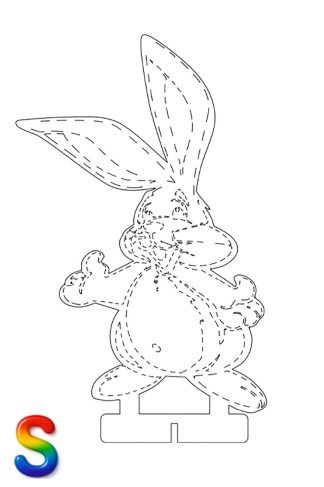 0034 Кролик S Плексик