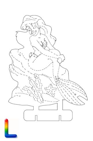 0035 Русалка L Плексик