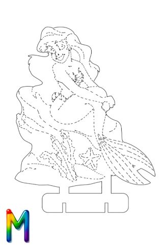 0035 Русалка M Плексик