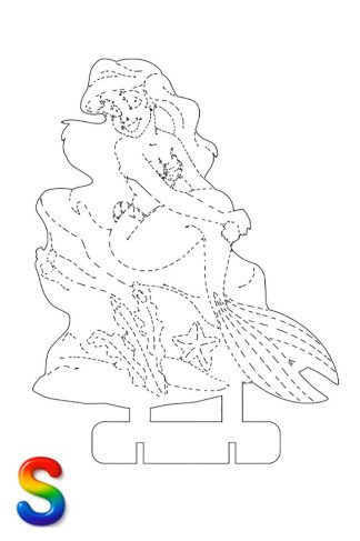 0035 Русалка S Плексик