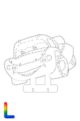 0037 Молния МакКуин L Плексик