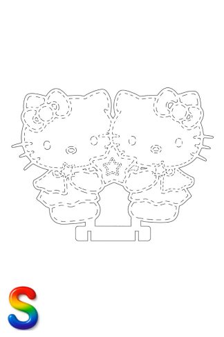 0038 Hello Kitty Плексик размер S