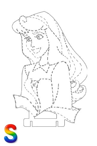 0043 принцесса Диснея S Плексик