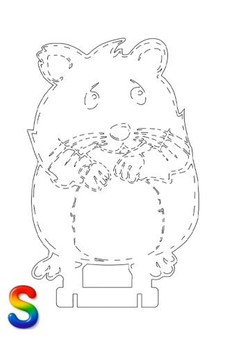 0046 Хомяк S Плексик