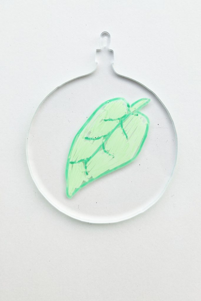 0057 Елочная игрушка 4 Плейн Плексик (23)