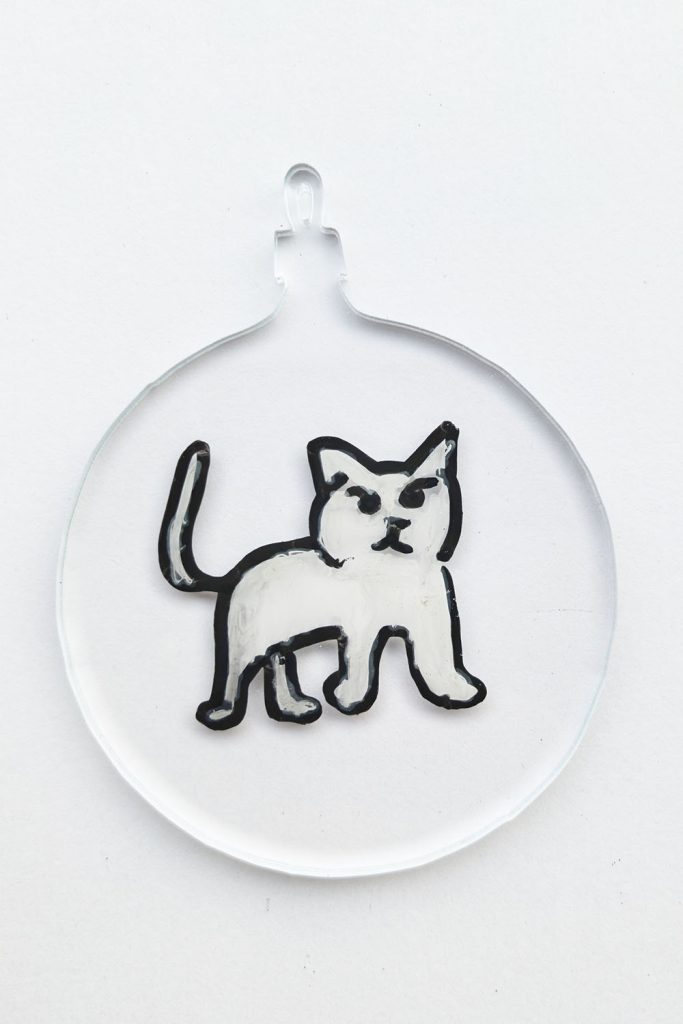 0057 Елочная игрушка 4 Плейн Плексик (25)