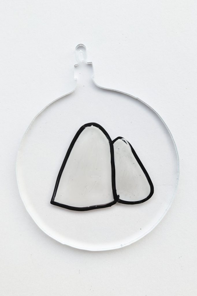 0057 Елочная игрушка 4 Плейн Плексик (26)