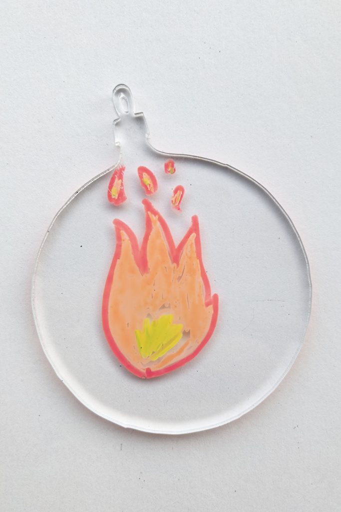 0057 Елочная игрушка 4 Плейн Плексик (27)