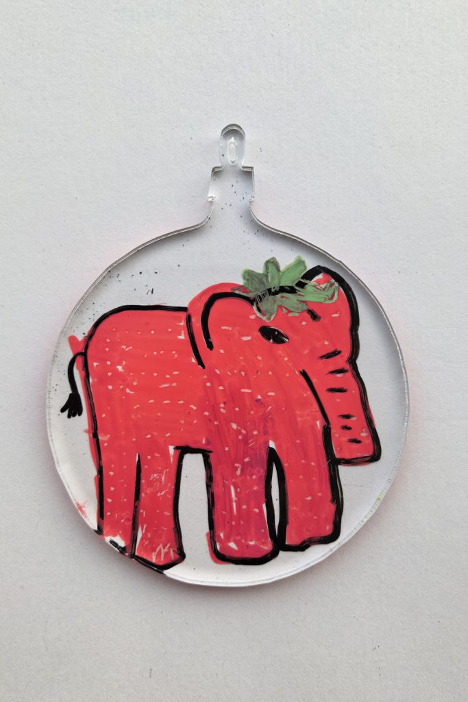 0057 Елочная игрушка 4 Плейн Плексик (28)