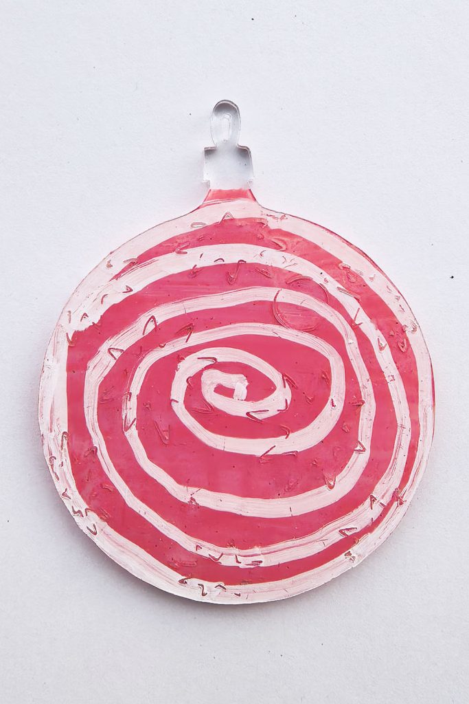 0057 Елочная игрушка 4 Плейн Плексик (18)