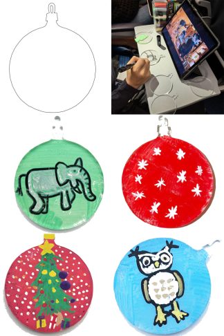 Ёлочная игрушка #4 Плейн