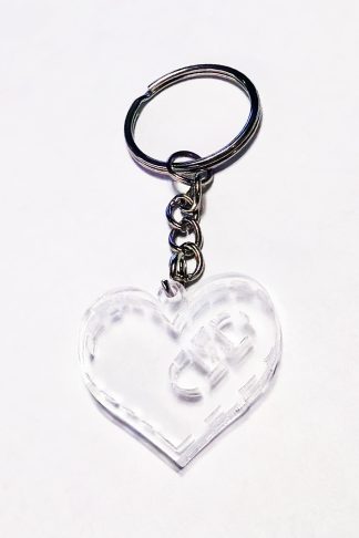 Брелок Сердце с заплаткой