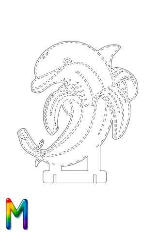 0030-4 Bananita Dolfinita M размер Плексик