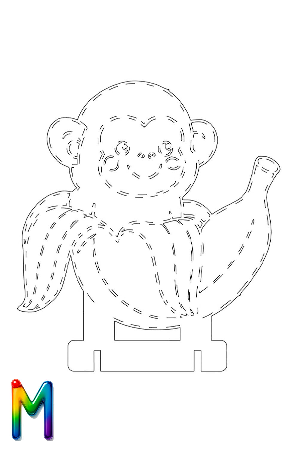 0030-2 Chimpanzini Bananini L Плексик